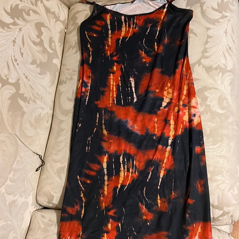 Colorful long dress
